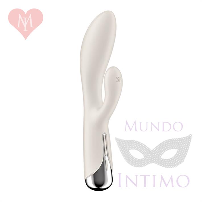 Spinning Rabbit 1 beige Estimulador de punto G con vibracion para el clitoris