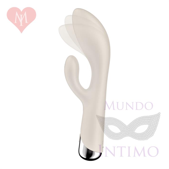 Spinning Rabbit 1 beige Estimulador de punto G con vibracion para el clitoris