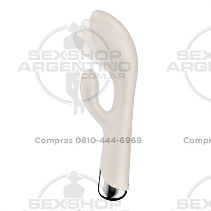 Spinning Rabbit 1 beige Estimulador de punto G con vibracion para el clitoris