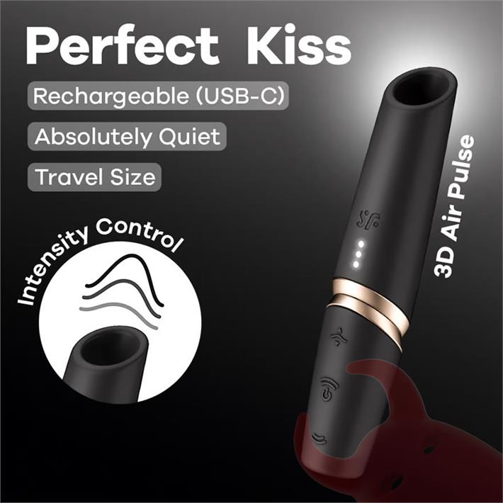 Perfect Kiss - Estimulador por ondas de presion con carga USB