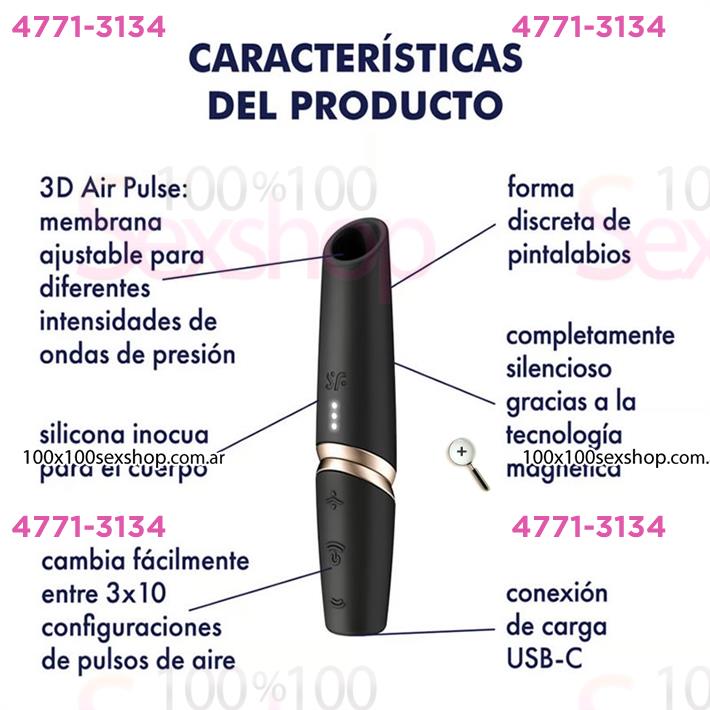 Perfect Kiss - Estimulador por ondas de presion con carga USB