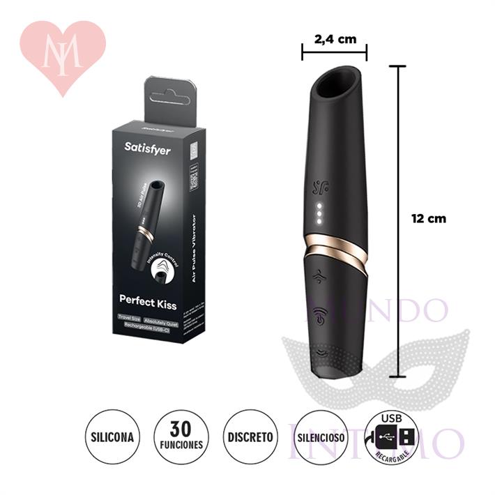  Perfect Kiss - Estimulador por ondas de presion con carga USB 