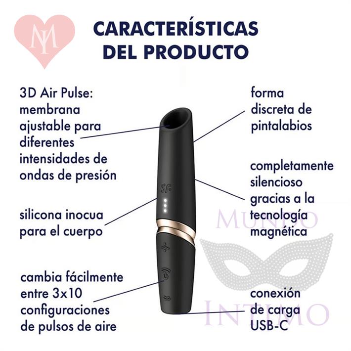 Perfect Kiss - Estimulador por ondas de presion con carga USB