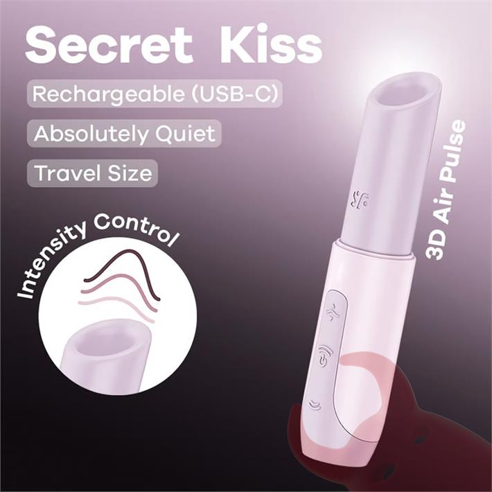 Secret Kiss - Estimulador de con Succión y Vibración