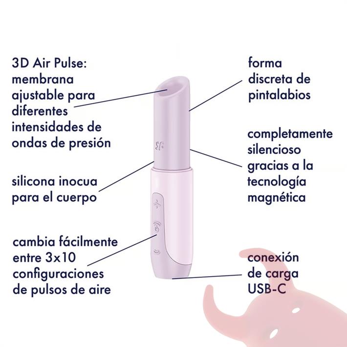 Secret Kiss - Estimulador de con Succión y Vibración