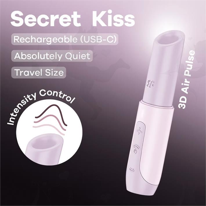 Secret Kiss - Estimulador de con Succión y Vibración