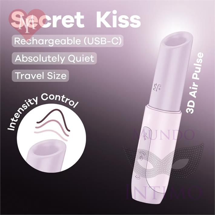 Secret Kiss - Estimulador de con Succión y Vibración