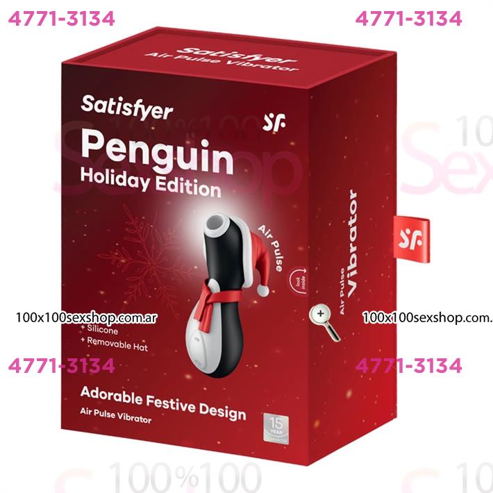 Satisfyer Pro penguin succionador clitorial edicion navideña