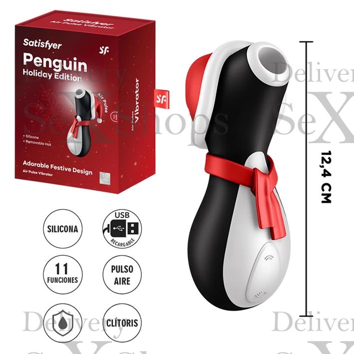  Satisfyer Pro penguin succionador clitorial edicion navideña 