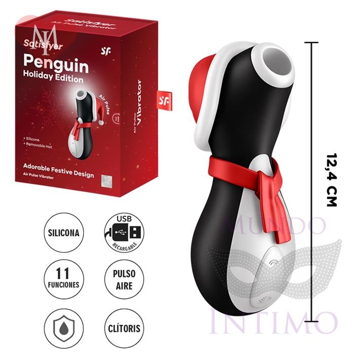  Satisfyer Pro penguin succionador clitorial edicion navideña 