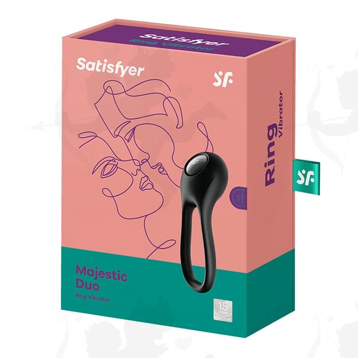 Majestic Duo Anillo para el pene de silicona innovador y flexible