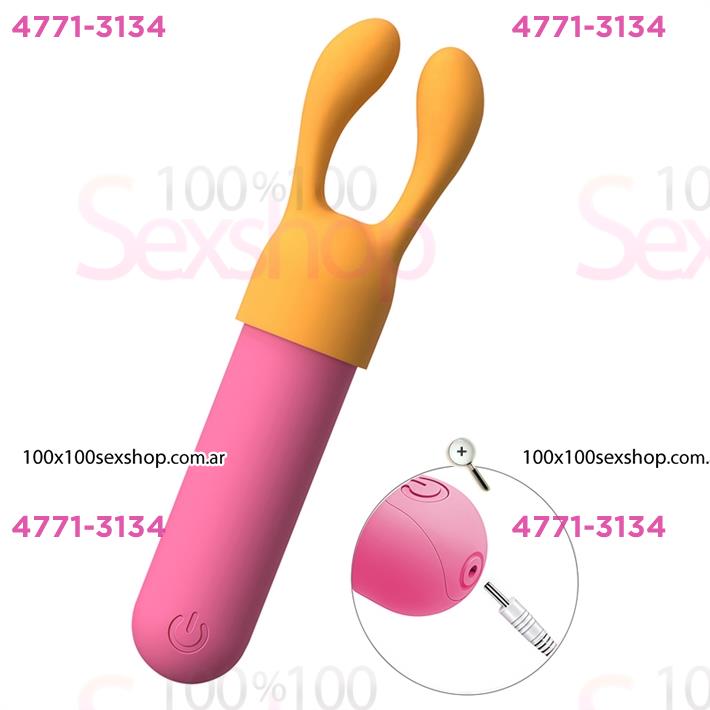 Bala vibradora con cabezales intercambiables