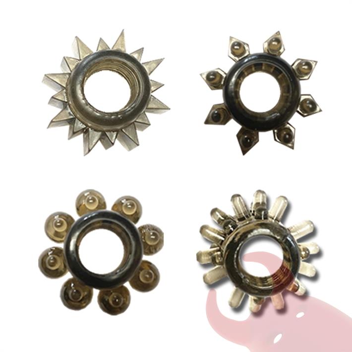 Kit de 4 anillos peneanos de silicona
