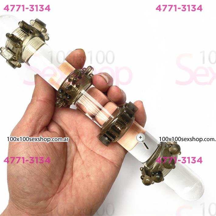 Kit de 4 anillos peneanos de silicona
