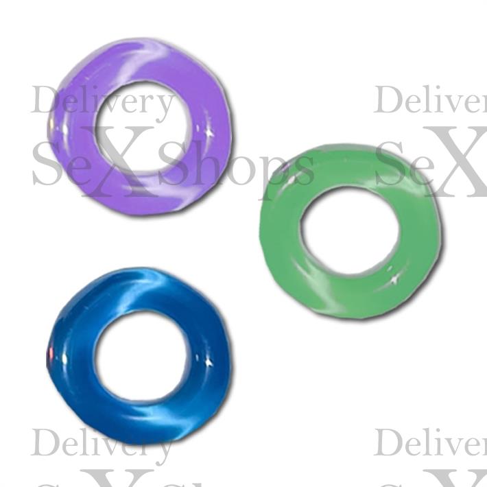 Kit de 3 anillos para retrasar la eyaculacion