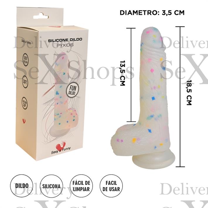  Dildo de Silicona Premium 20 cm – Extra Suave 