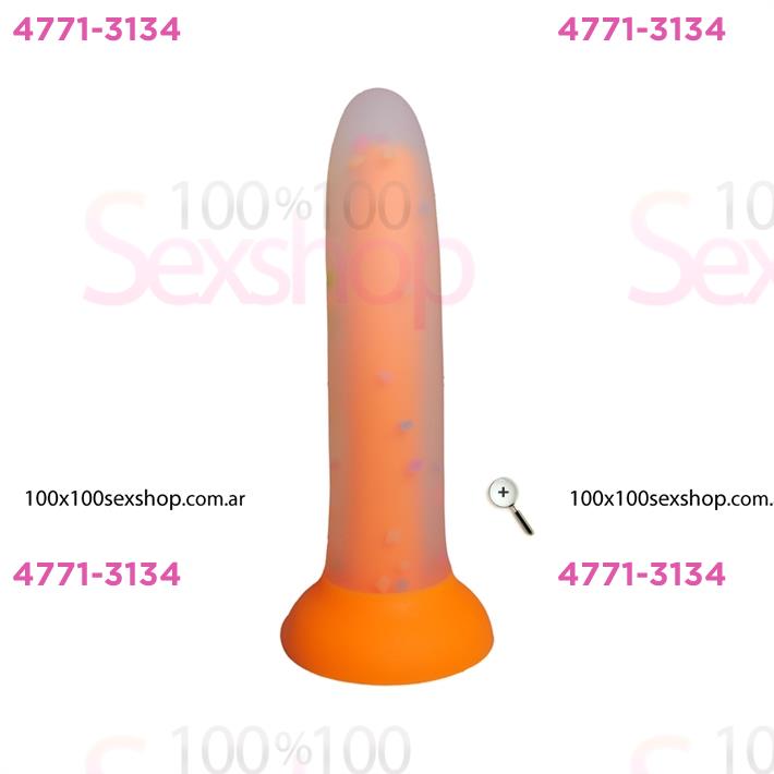 Dildo de Silicona Clásico 18 cm – Suave al Tacto