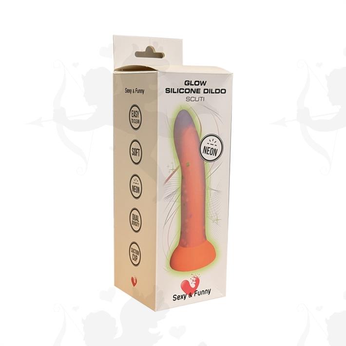 Dildo de Silicona Clásico 18 cm – Suave al Tacto