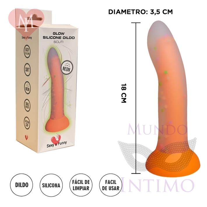  Dildo de Silicona Clásico 18 cm – Suave al Tacto 