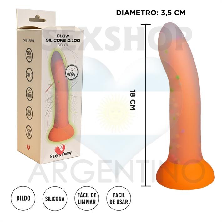 Dildo de Silicona Clásico 18 cm – Suave al Tacto