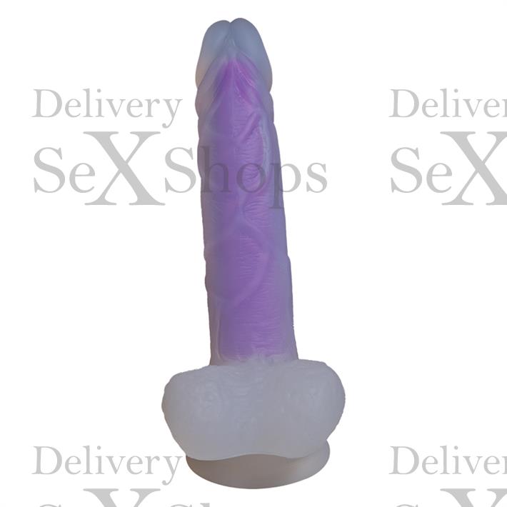 Dildo de Silicona Luminoso 19 cm – Brilla en la Oscuridad