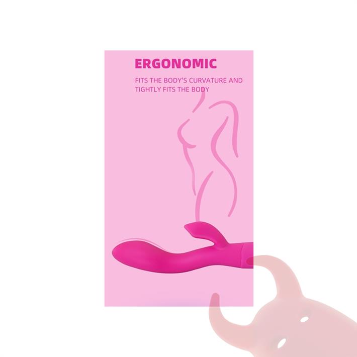 Chamaeleon : Vibrador con estimulador de clitoris y 10 modos de vibracion y 5 velocidades