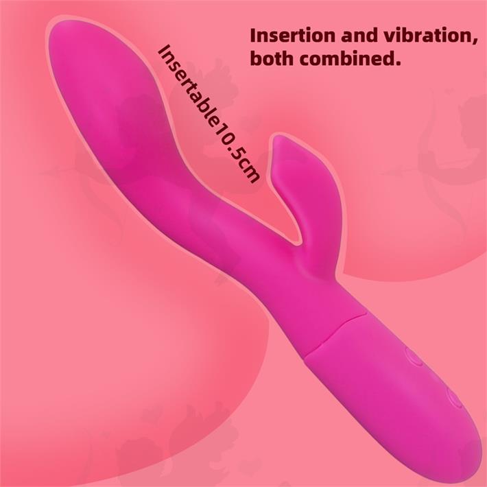 Cód: SS-SF-50081 - Chamaeleon : Vibrador con estimulador de clitoris y 10 modos de vibracion y 5 velocidades - $ 59500