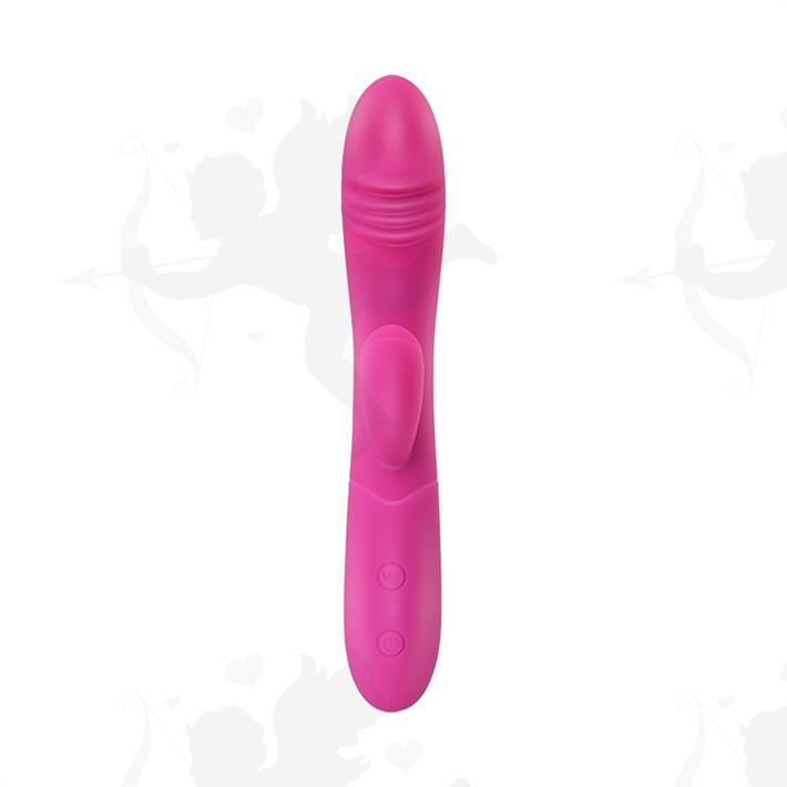 Pegasus : Vibrador de punto G con estimulador y 10 funciones de vibracion y 5 velocidades