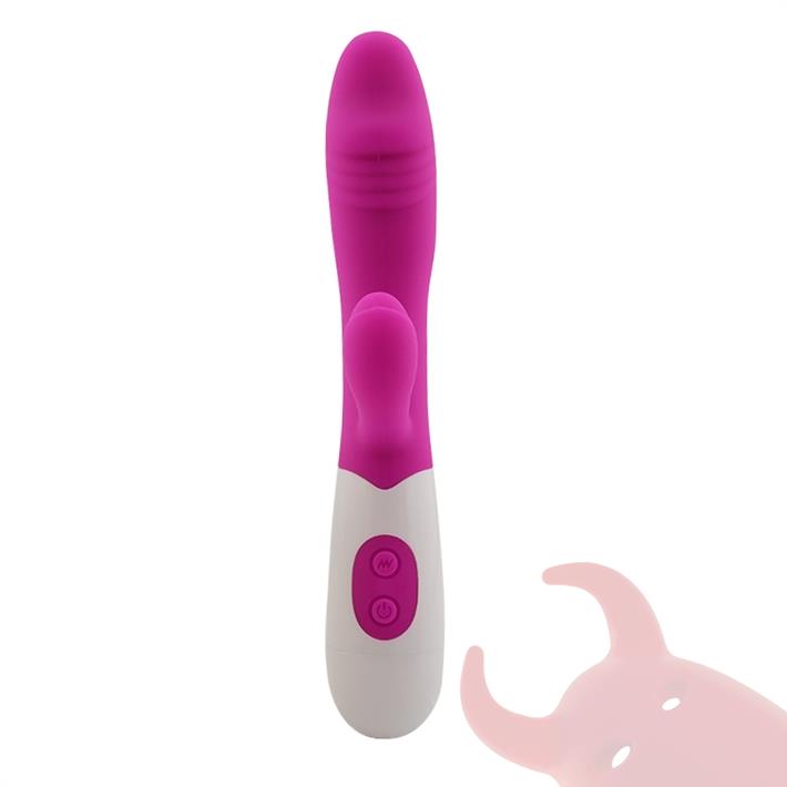 Capricornus : Vibrador con estimulador de clitoris con 10 funciones de vibracion