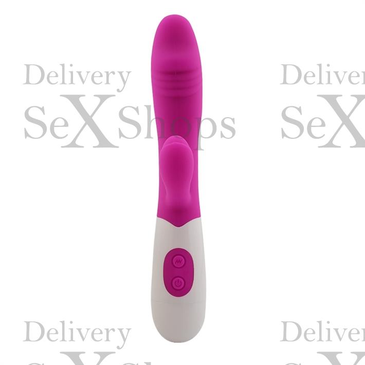 Capricornus : Vibrador con estimulador de clitoris con 10 funciones de vibracion