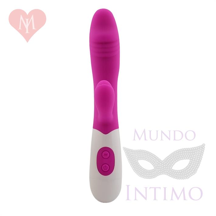 Capricornus : Vibrador con estimulador de clitoris con 10 funciones de vibracion