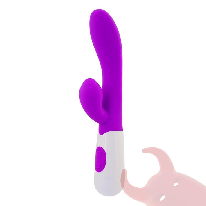 Leo : Vibrador de punto G con estimulador de clitoris con 10 funciones de vibracion