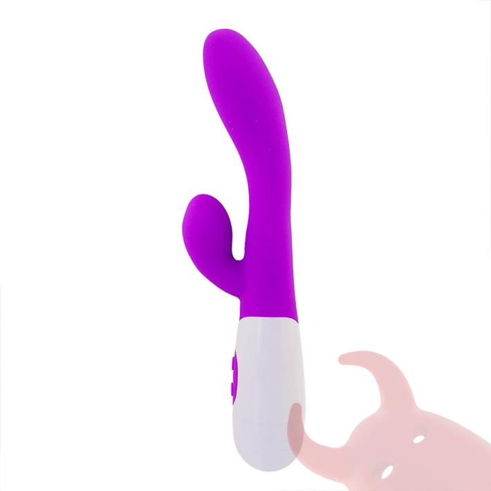 Leo : Vibrador de punto G con estimulador de clitoris con 10 funciones de vibracion