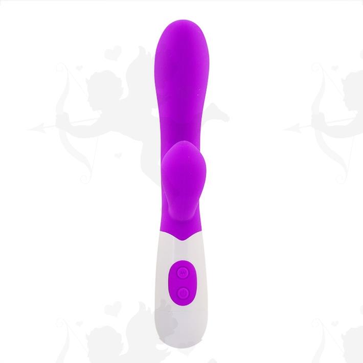 Leo : Vibrador de punto G con estimulador de clitoris con 10 funciones de vibracion