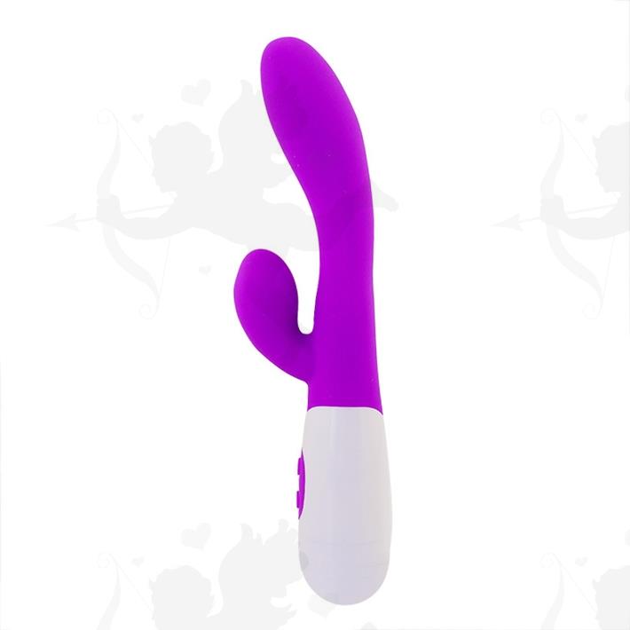 Leo : Vibrador de punto G con estimulador de clitoris con 10 funciones de vibracion