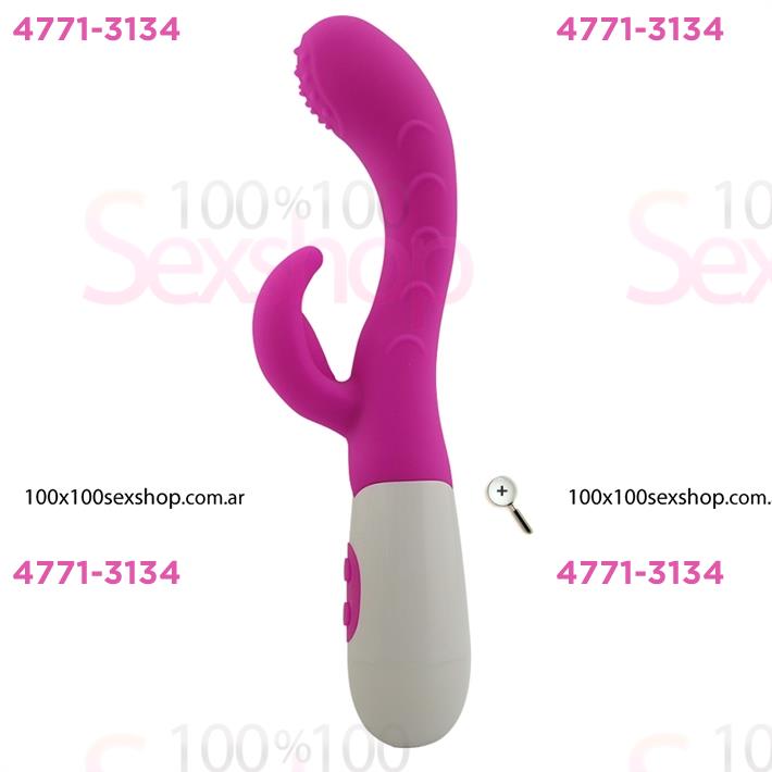 Scorpius : Vibrador de punto G con estimulador y 10 funciones de vibracion