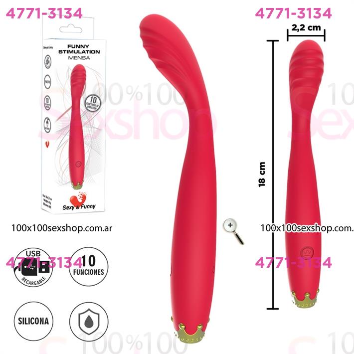 Cód: CA SS-SF-50132 - Estimulador de punto G con 10 modos de vibracion - $ 48000