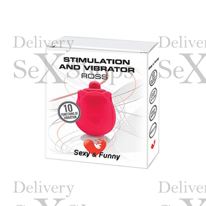 Estimulador con forma de rosa para el clitoris