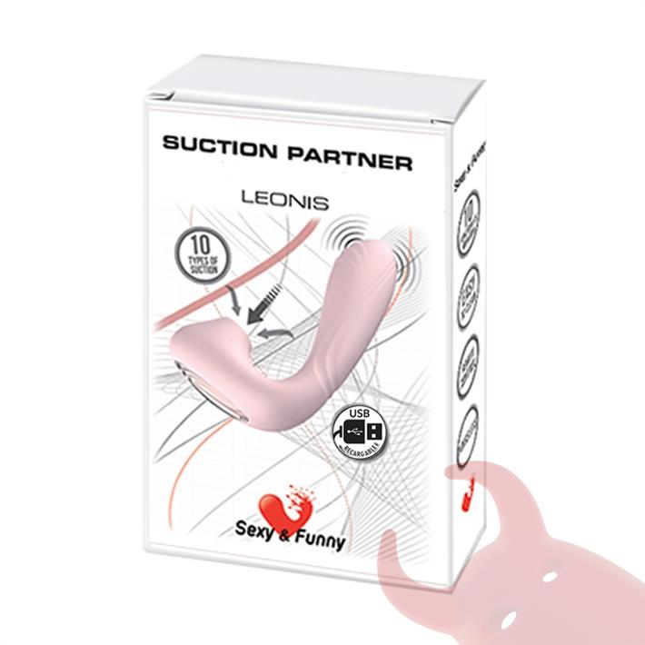 Estimulador de punto G con succionador de clitoris y bateria recargable