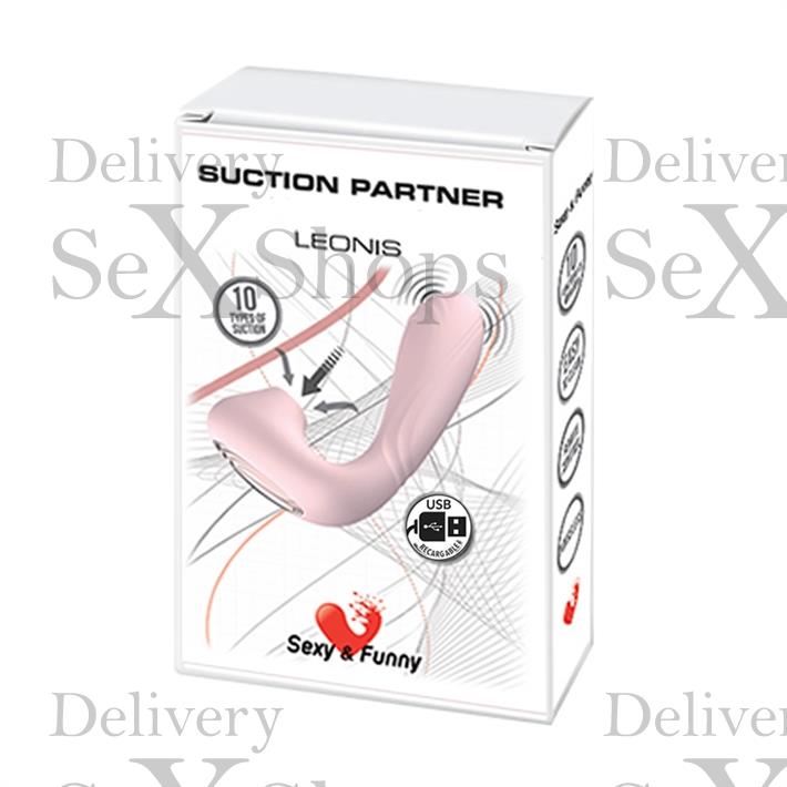 Estimulador de punto G con succionador de clitoris y bateria recargable