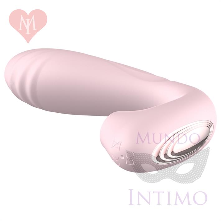 Estimulador de punto G con succionador de clitoris y bateria recargable