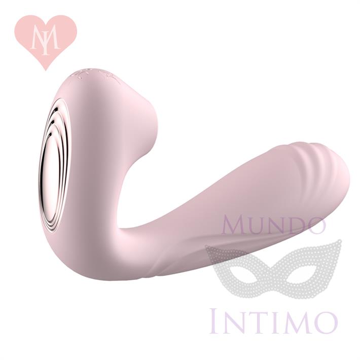 Estimulador de punto G con succionador de clitoris y bateria recargable