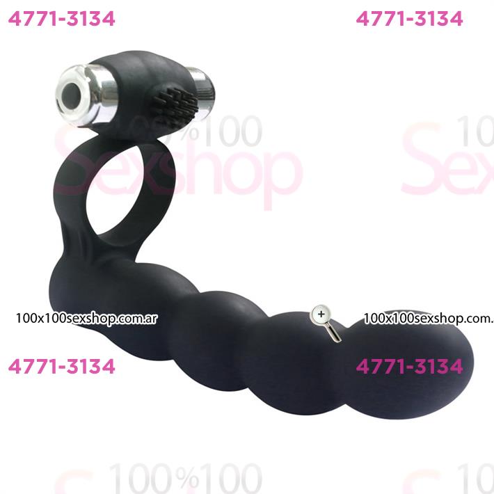 Cód: CA SS-SF-70671 - Sculptor anillo para pene con dilatador y vibracion - $ 41400