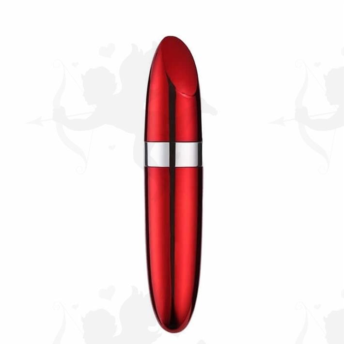 Estimulador de clitoris rojo con forma de lapiz labial Tucana