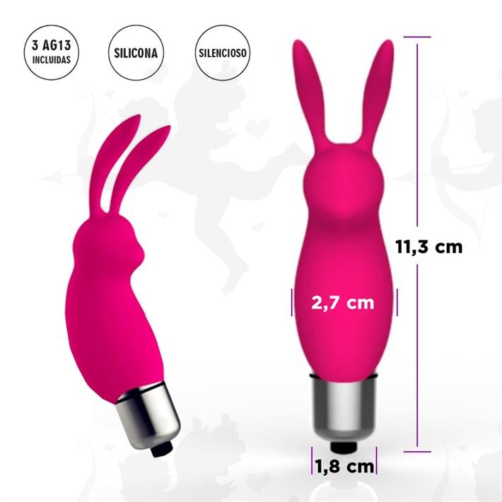Cód: SS-SF-70686 - Conejo vibrador para clitoris rosa Lepus - $ 8600