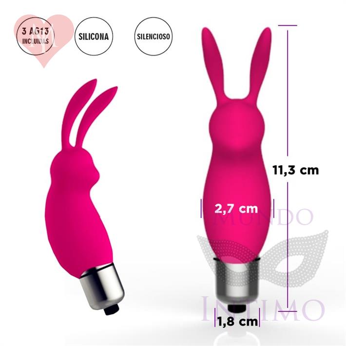  Conejo vibrador para clitoris rosa Lepus 