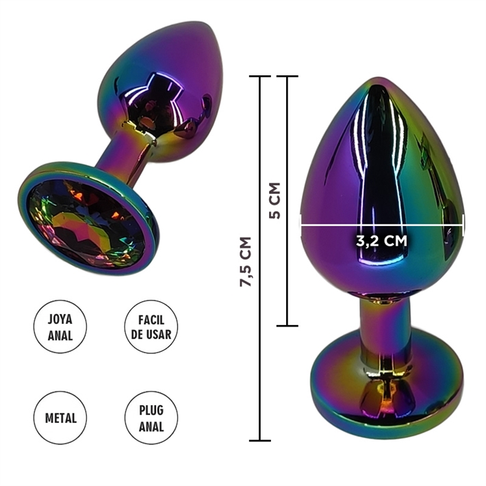 Borealis arcoiris S : Plug Anal MetalicoEAN: 9520071272557