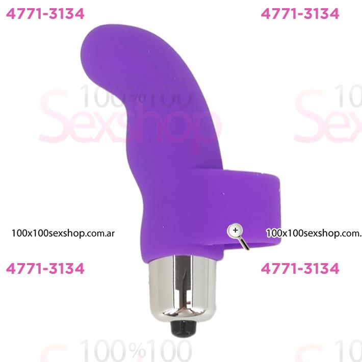 Cód: CA SS-SF-70917 - Bala vibradora con agarre para dedo y estimulacion clitorial - $ 22900
