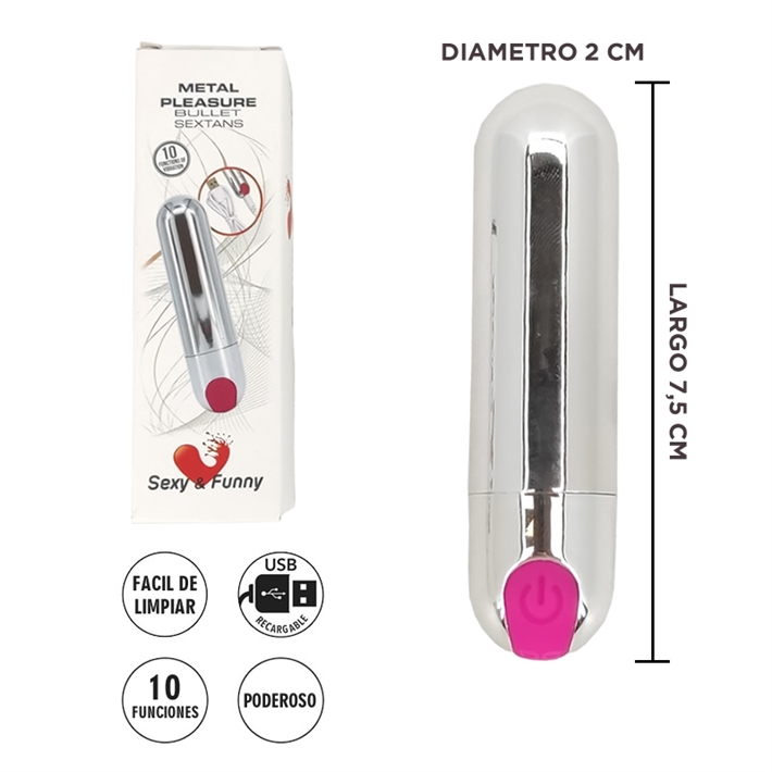 Sextans : USB Bala Vibradora Varias VelocidadesEAN: AC70928