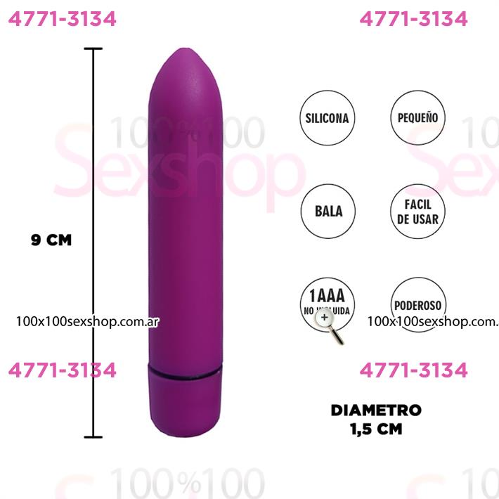 Cód: CA SS-SF-71065 - Feather Violeta : Bala vibradora - $ 24600